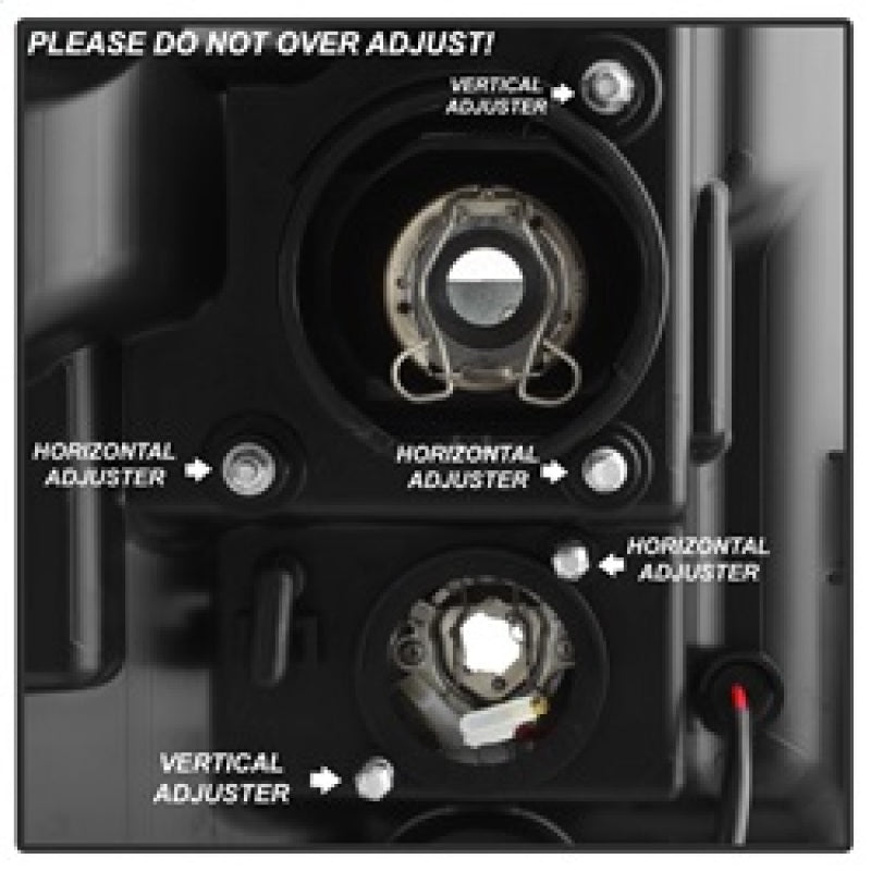 Spyder 5084460 fits Ford 11-16 F-250/F-350/F450 Super Duty V2 Projector Headlig