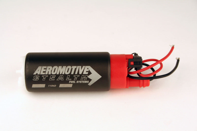 Aeromotive 11542 340 Series Stealth In-Tank E85 Fuel Pump - Offset Inlet - Inlet Inline w/Outlet