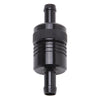 Edelbrock 8157 Fuel Filter Aluminum 3In X 01/ 1/8In 3/8In Inlet/Outlet Black