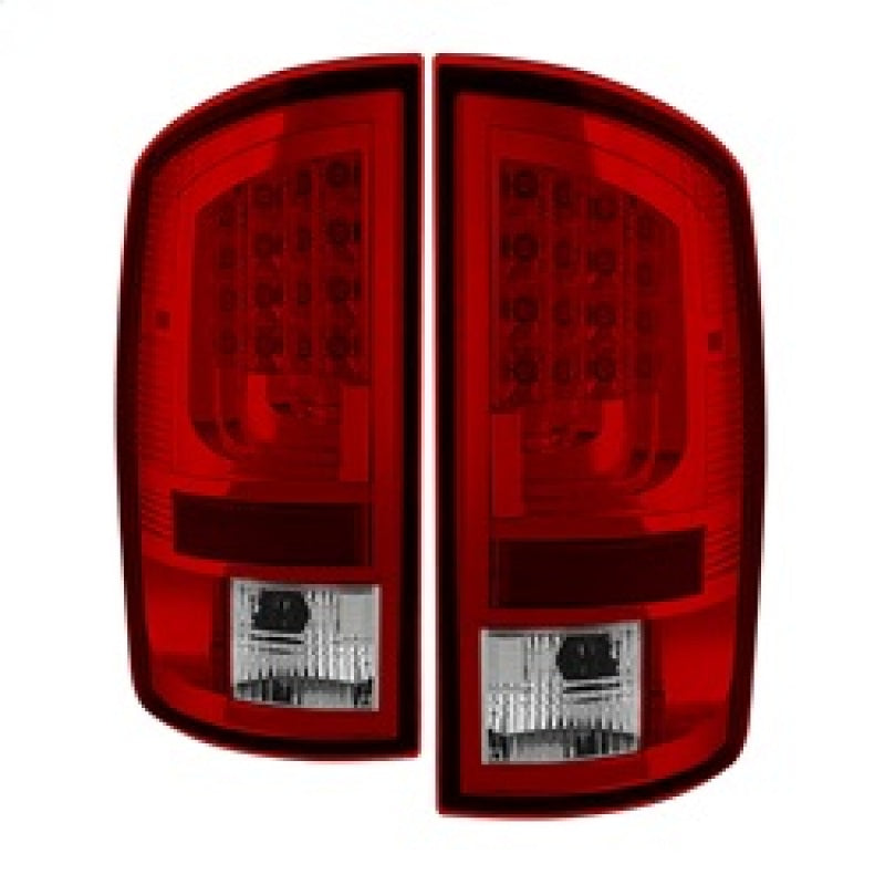 Spyder 5081827 fits Dodge 02-06 Ram 1500 Version 2 LED Tail Light - Red Clear A