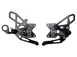 Vortex Racing 09-14 BMW S1000RR,-14 S1000XR Adjustable Rearsets- Black