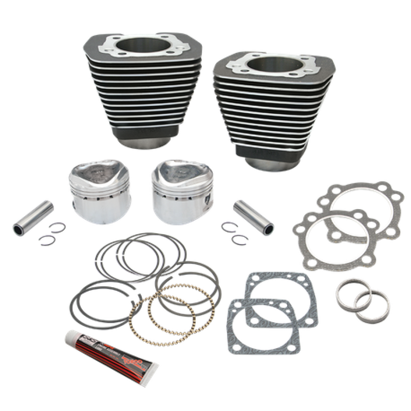 S&S 91-7715 Cycle 84-99 BT w/ Super Stock Heads 89in 3-1/2in Bore Cylinder and P
