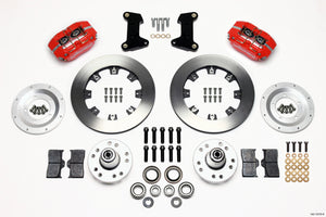 Wilwood 140-13378-R fits Dynapro Dust-Boot Front Kit 12.19in Red 74-80 Pinto/fi
