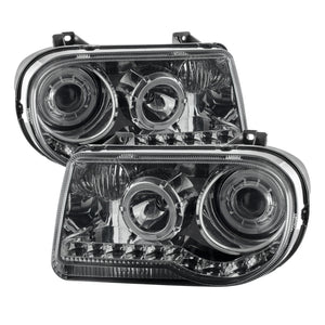 9027758 Xtune fits Chrysler 05-10 300C ( Not 300 ) Halo Projector Headlights S