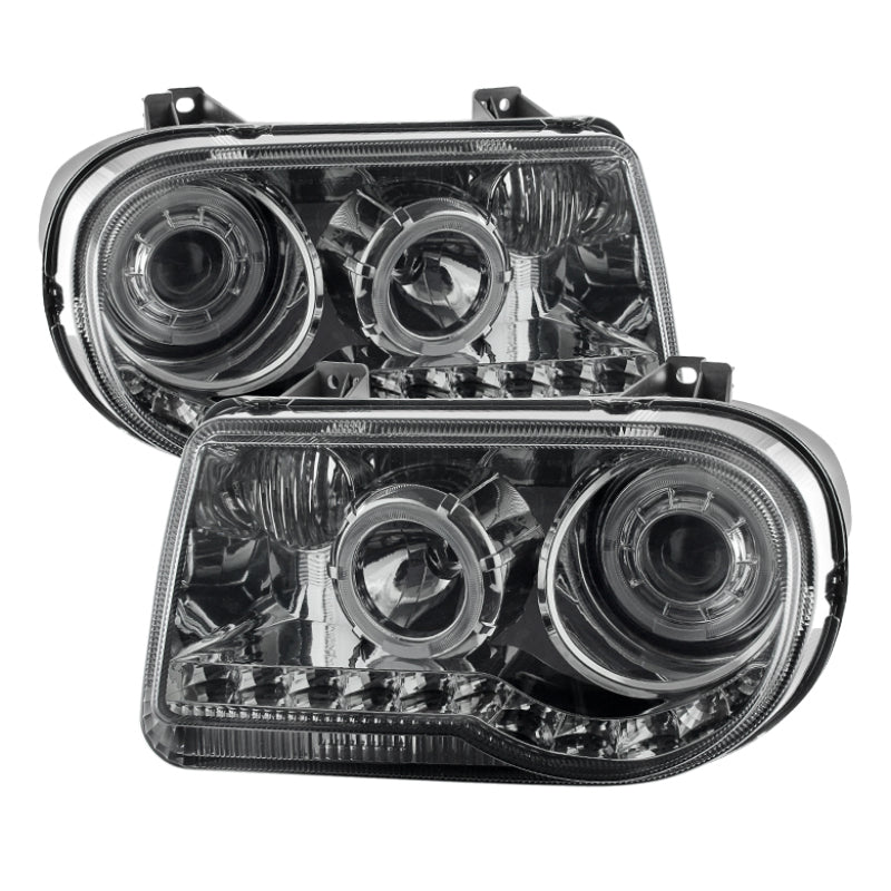 9027758 Xtune fits Chrysler 05-10 300C ( Not 300 ) Halo Projector Headlights S