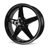 Race Star 92-060446B 92 Drag Star Bracket Racer 20x6 5x115BC 3.20BS Gloss Black Wheel