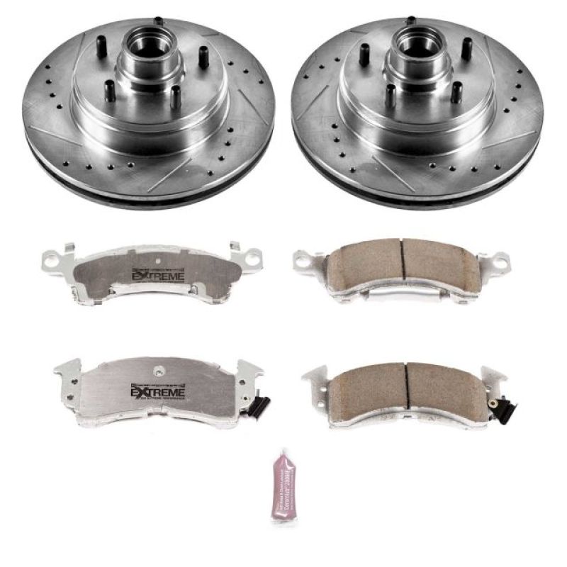 PowerStop K2936 26 91 fits Buick Roadmaster Front Z26 Street Warrior Brake Kit