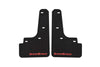 GrimmSpeed GRM.1022.1.RED 22-25 fits Subaru WRX Mudflaps - Blk w/ Red Lettering