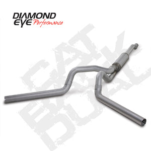 Diamond Eye Performance K4340A Diamond Eye KIT 4in Catback DUAL AL: 03-07 fits FORD 6.0L F250/F350