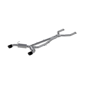 MBRP S44003CF fits Infiniti Q50 3.0L FWD/AWD 3in Cat Back w/ 4.5in OD Tips