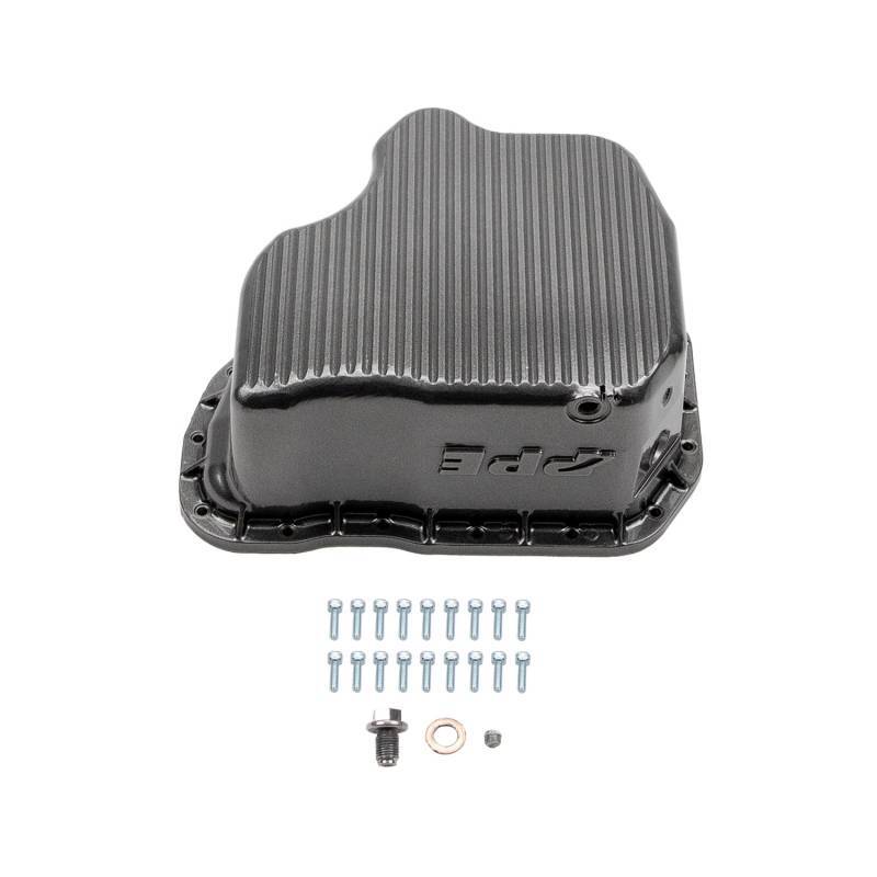Wehrli 01-10 GM Duramax WCFab X PPE High Capacity Aluminum Oil Pan - Candy Red