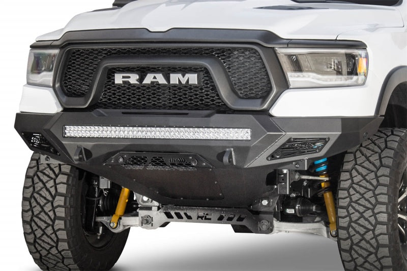 Addictive Desert Designs F611402770103 2019 fits Ram Rebel 1500 Stealth Fighter Fr Bumper w/Parking Sensor Cutouts