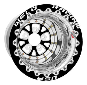 Weld  84B-515210CB V-Series 15x15 / 5x4.5 BP / 5in. BS Black Wheel - Black Doubl