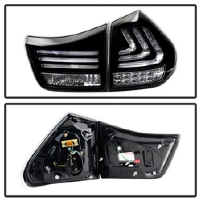 Spyder 5080837 fits Lexus 04-09 RX330/RX350 LED Tail Lights Black ALT-YD-LRX04-