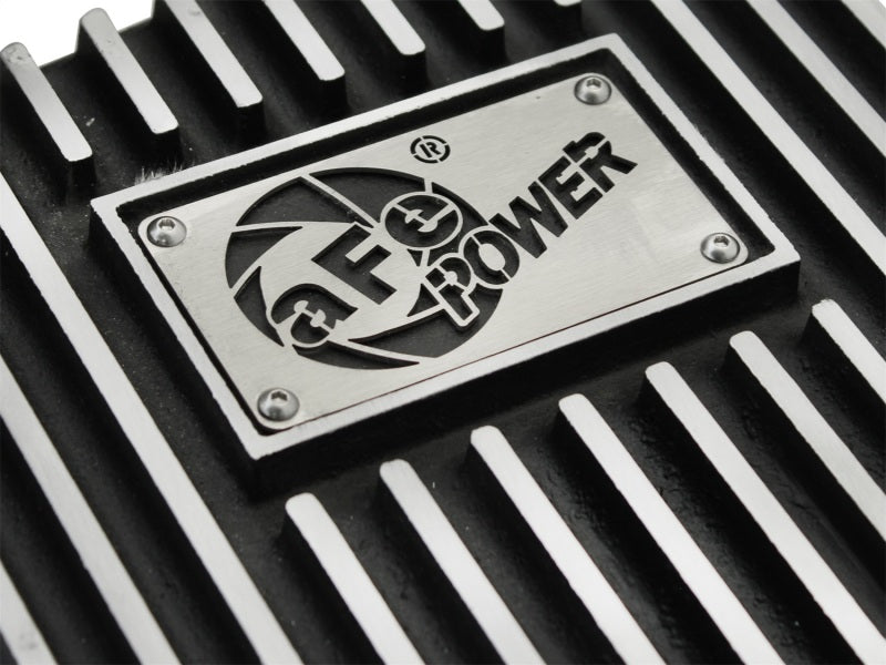AFE 46-70172 Transmission Pan Black Machined 09-14 fits Ford 6R80 F-150 Trucks