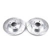 PowerStop fits Nissan 89-90 300ZX Front Evolution Drilled & Slotted Rotors -