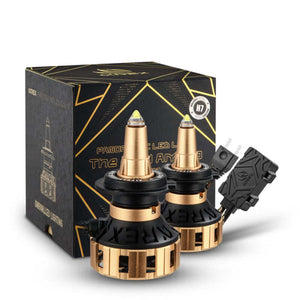 AlphaRex 110012 Gold Ammo Panoramic LED Light Bulbs - H11