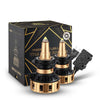 AlphaRex 110012 Gold Ammo Panoramic LED Light Bulbs - H11