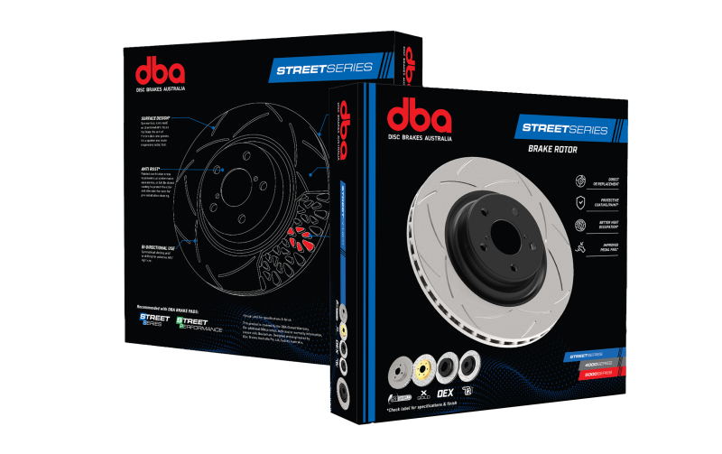 DBA 13-19 Lexus ES300h Front Street Series Slotted Brake Rotor