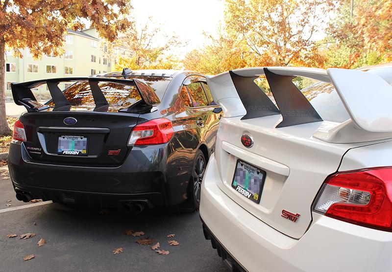 PERRIN PSP-BDY-103BK 15-21 fits Subaru STI Wing Stabilizer - Black