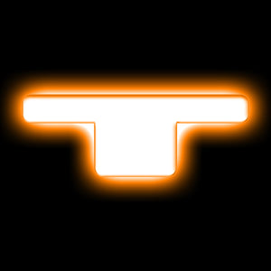 ORACLE Lighting 3140-T-005 Universal Illuminated LED Letter Badges - Matte Wht Surface Finish - T