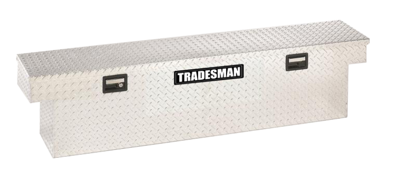 Tradesman 9300T Aluminum Single Lid Cross Bed Truck Tool Box (63in.) - Brite