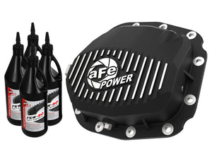 AFE 46-71181B ifferential Cover (Black Machined; Pro Series); 15-19 fits Ford F