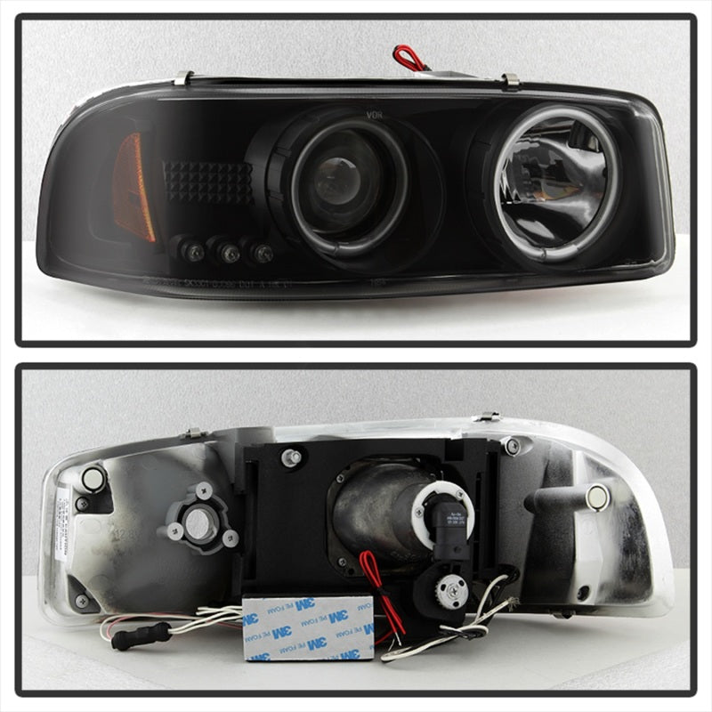Spyder 5078704 fits GMC 99-06 Sierra 1500/2500 Projector Headlights CCFL Halo L