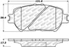 Stoptech 305.0908 Street Select Brake Pads - Rear