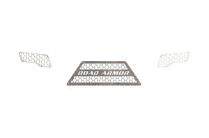 Road Armor 3152DRMH 15-19 fits Chevy 2500 iDentity Rear Bumper Components - Hyve Mesh - Raw