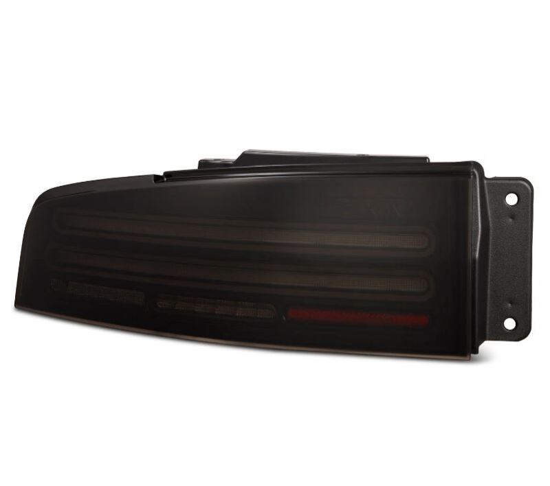 AlphaRex 691020 23-25 fits Nissan Z Nova-Series Twin-Loop Style Prismatic LED Tail Lights - Alpha Black