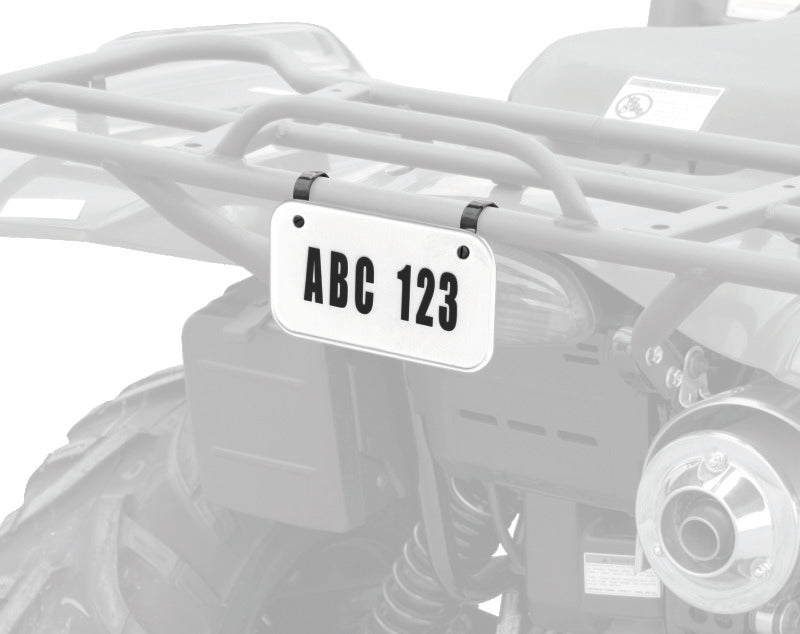 QuadBoss 211906 ATV License Plate Kit - Black