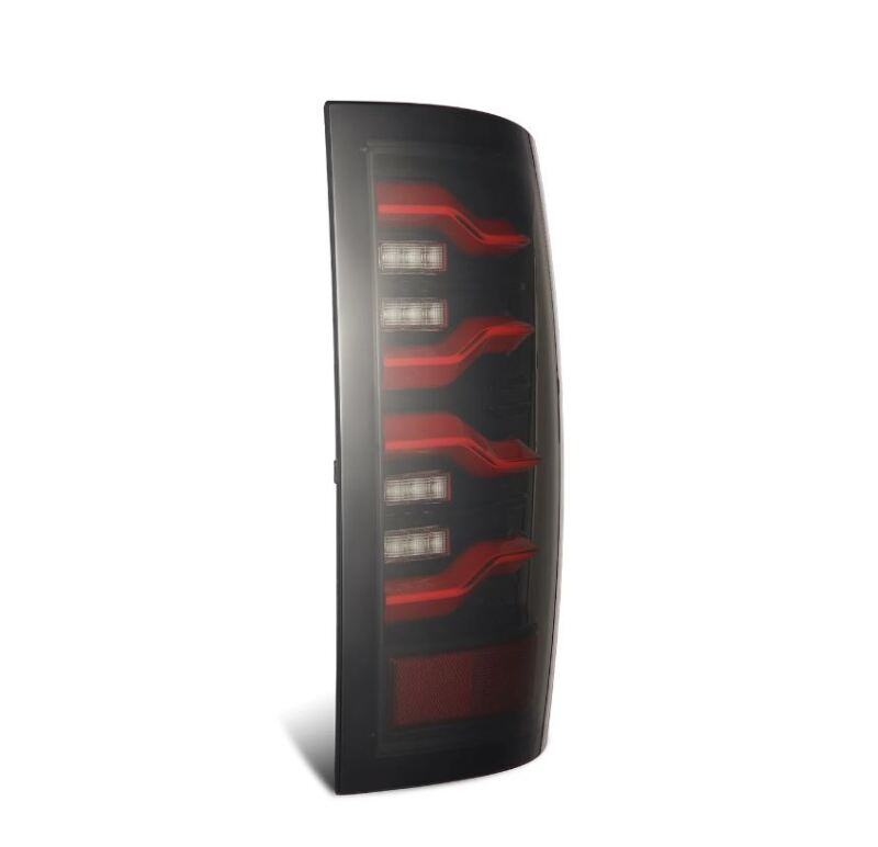 AlphaRex 640002 09-18 fits Dodge RAM LUXX-Series LED Taillights Black Red w/A
