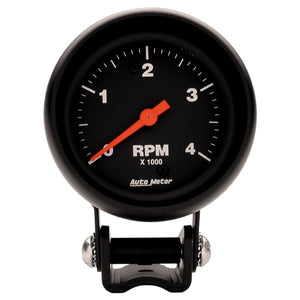 AutoMeter 2890 Z-Series 2-5/8in 4K RPM Pedestal Tachometer Gauge