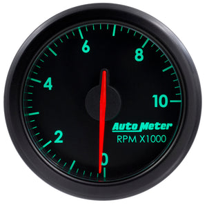 AutoMeter 9197-T Autometer Airdrive 2-1/6in Tachometer Gauge 0-10K RMP - Black