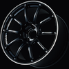 Advan YAZ5G35AB RZII 15x8.0 / +35 Offset / 4x100 / 63mm Bore / Racing Gloss Black and Ring