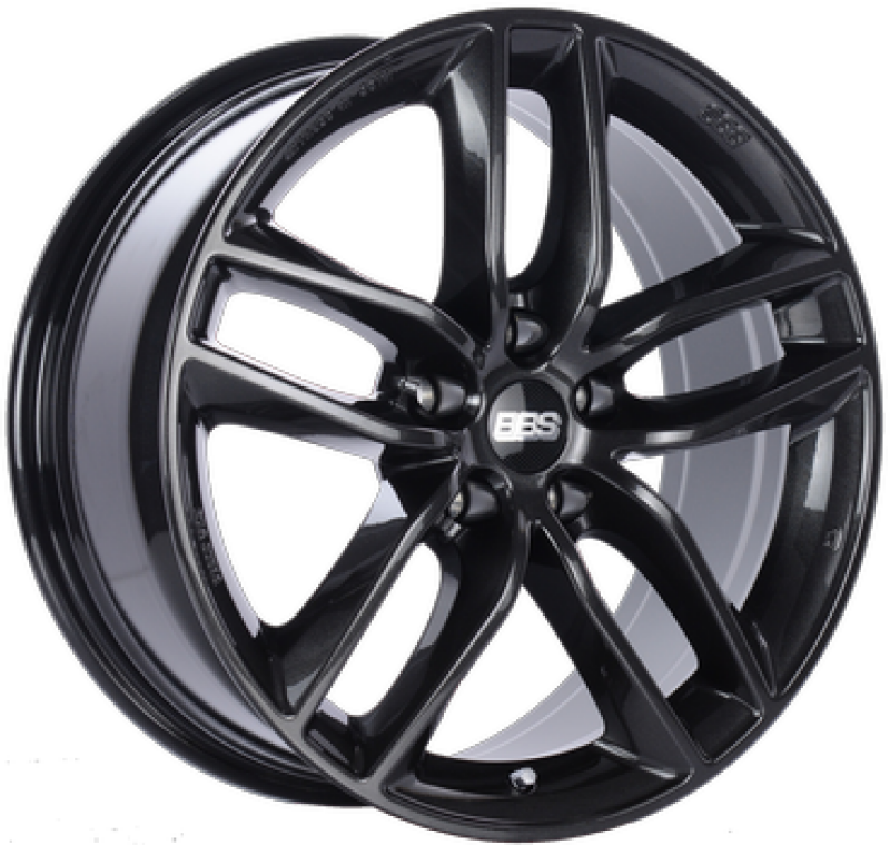 BBS SX0403CB SX 17x7.5 5x120 ET49 Crystal Black Wheel -72.5mm