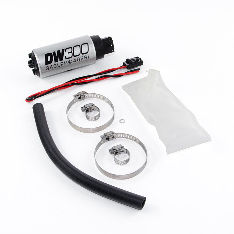 DeatschWerks 9-301-1023 90-96 fits Nissan 300zx/93-98 fits Nissan Skyline DW300 340 LPH In-Tank Fuel Pump w/ Install Kit