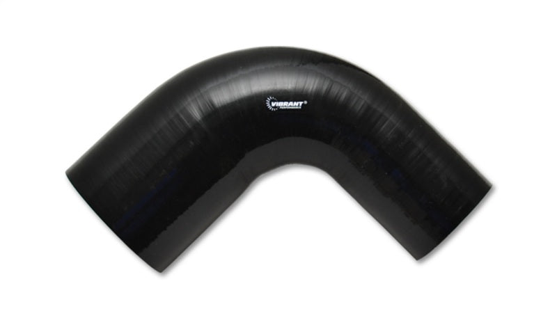Vibrant 2782 Reinforced Silicone 90 degree Transition Elbow - 2.5in I.D. x 3in