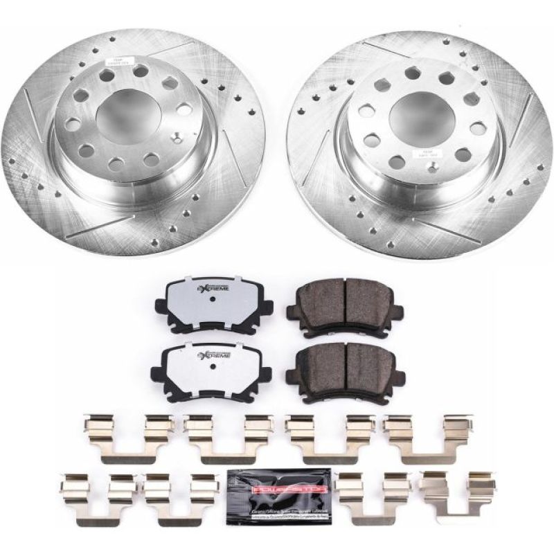PowerStop K5666-26 2013 fits Audi A3 Quattro Rear Z26 Street Warrior Brake Kit