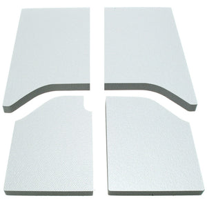 DEI  50142 fits Jeep 11-18 Wrangler JK 2-Door Boom Mat Headliner - 4 Piece - Whi