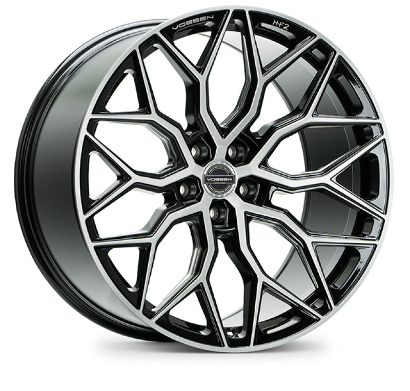 Vossen HF2-0B08 HF-2 20x10.5 / 5x120 / ET42 / Deep Face / 72.56 - Brushed Gloss Black Wheel