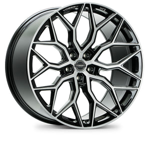 Vossen HF2-1M37 HF-2 21x10.5 / 5x112 / ET42 / Deep Face / 66.5 - Brushed Gloss Black Wheel