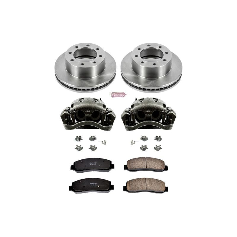 Power Stop KCOE5412 10 fits Ford F-350 Super Duty Front Autospecialty Kit w/Cals