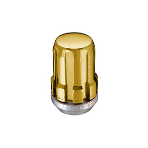 McGard 65002GD SplineDrive Lug Nut (Cone Seat) M12X1.5 / 1.24in. Length (Box of 50) - Gold (Req. Tool)