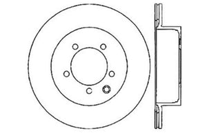 Stoptech 128.42077L 03-04 Infiniti G35 / 03-05 G35X / 03-05 Nissan 350Z Cross Drilled Left Rear Rotor