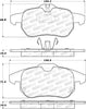 Stoptech 308.0972 Street Brake Pads