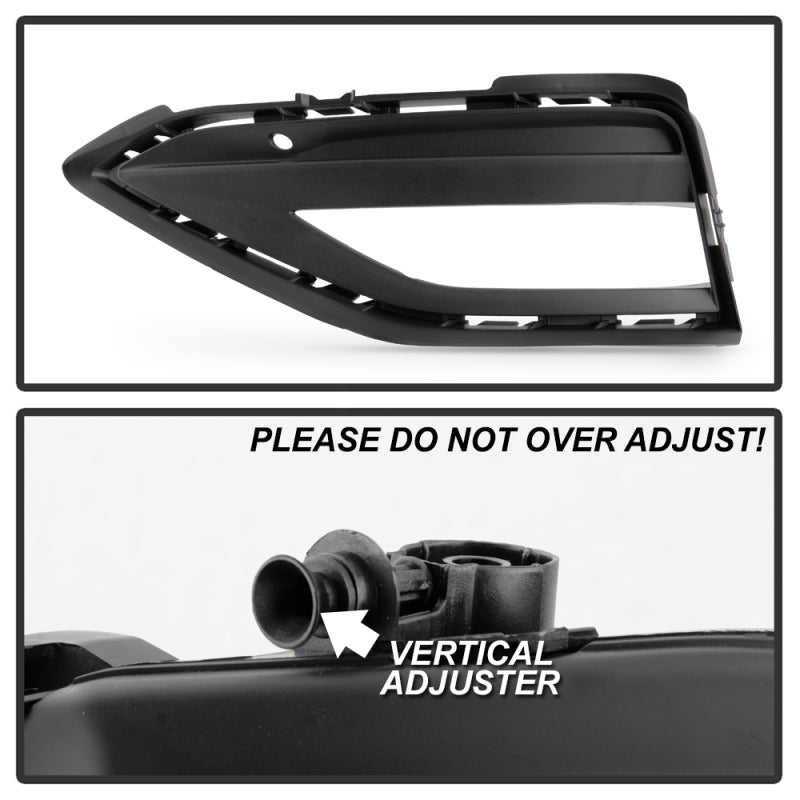Spyder 5087164 fits VW Jetta OEM Style Fog Lights w/Universal Switch - Clear (F