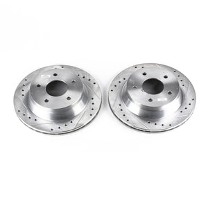 PowerStop fits Chevrolet 84-87 Corvette Front Evolution Drilled & Slotted Rotors