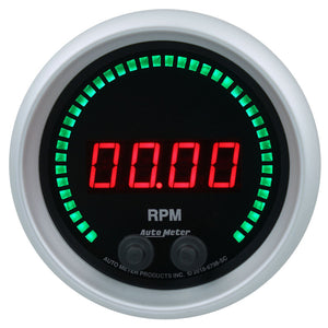 AutoMeter 6798-SC Autometer 85.7mm Black 0-16K RPM Tachometer Sport-Comp Elite Digital Gauge